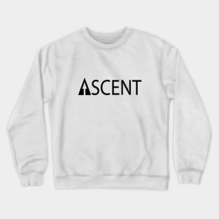 Ascent typographic logo design Crewneck Sweatshirt